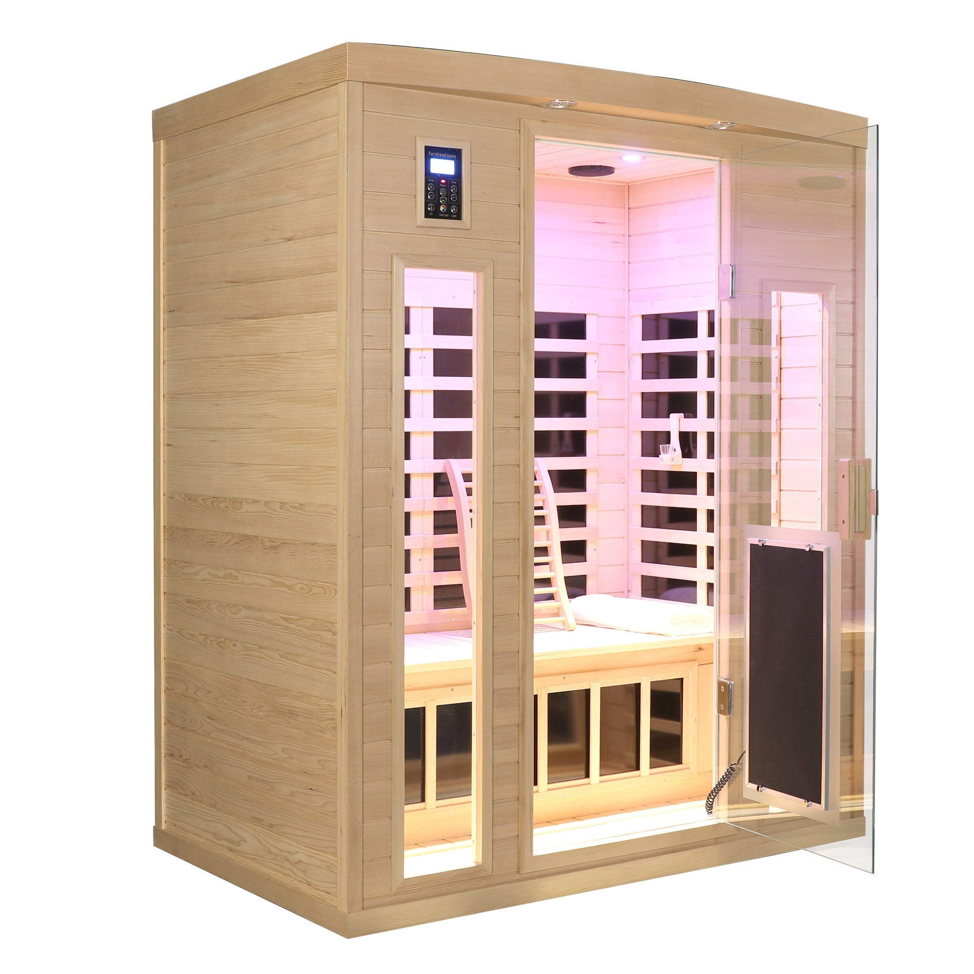 Low EMF, Hemlock wood Far-infrared indoo - 3-person sauna room