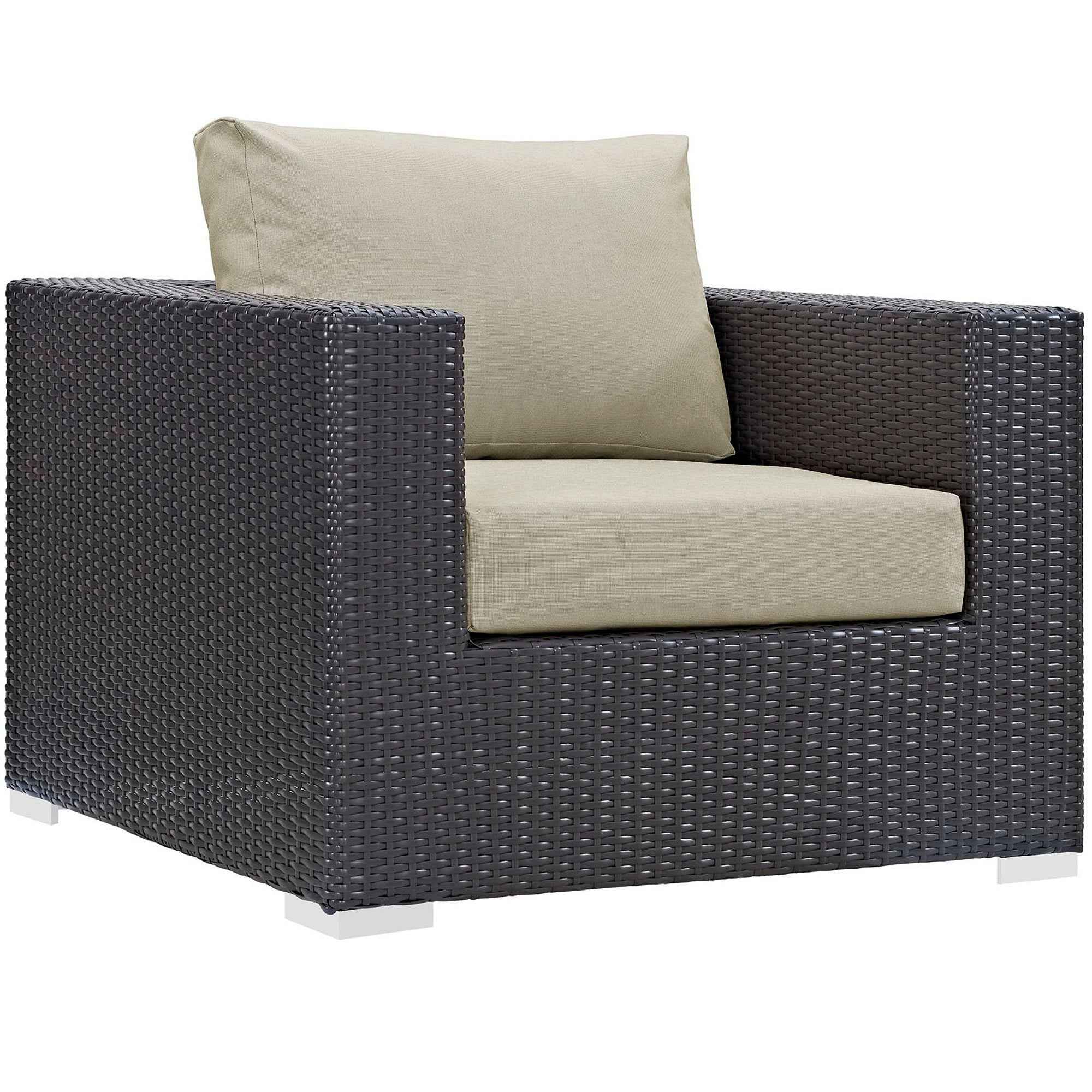 Patio Elegance Outdoor Sectional Set - 10-Piece Convene Lounge Set by Modway