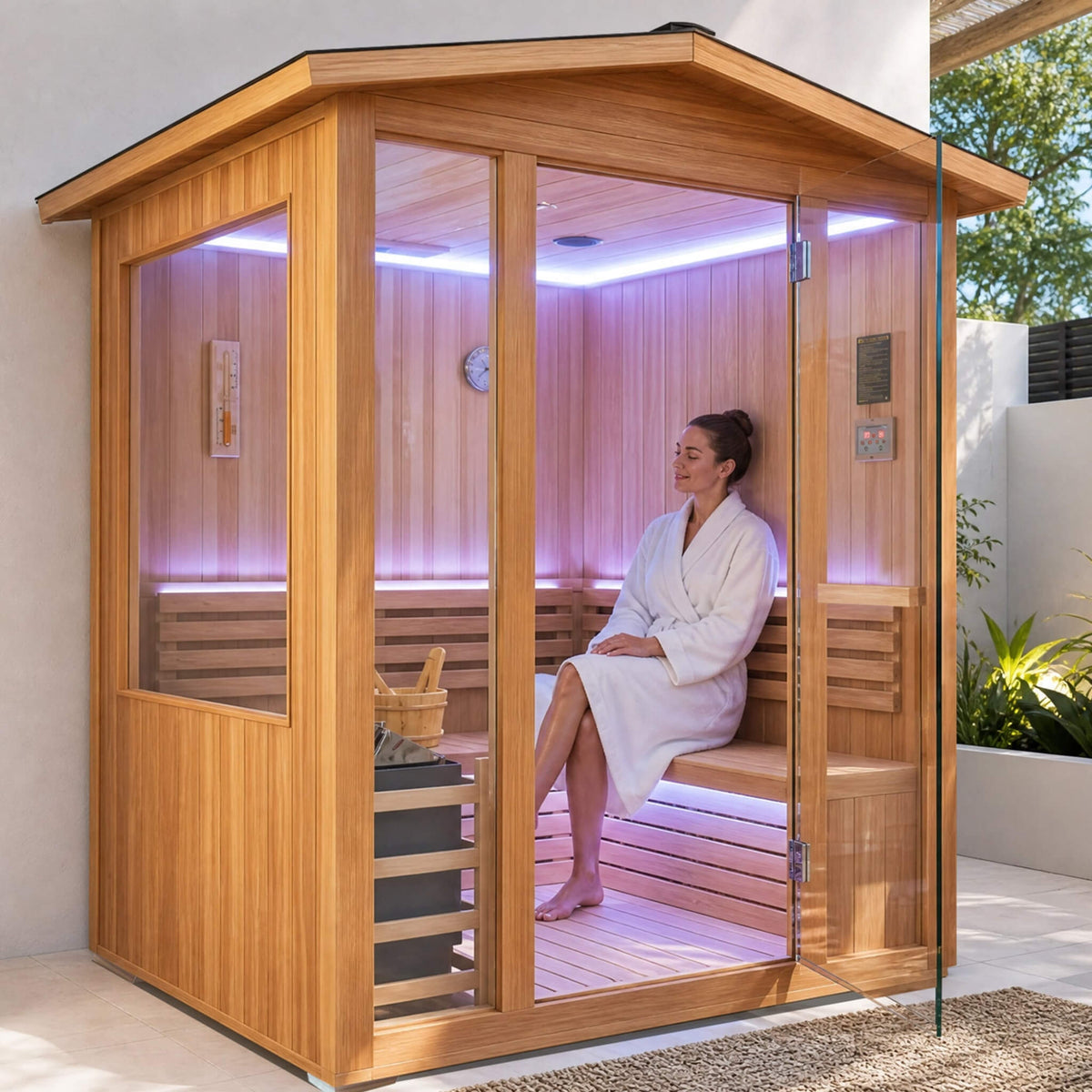 Solenne 4-Person Outdoor Traditional Sauna