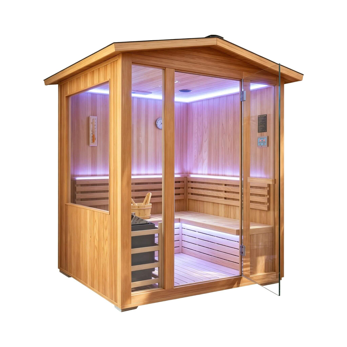 Solenne 4-Person Outdoor Traditional Sauna