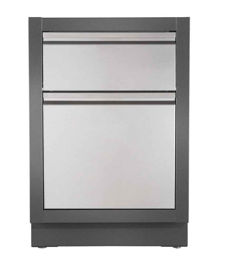 Patio Outdoor Kitchen Grill with Built-in 32" Gas Grill