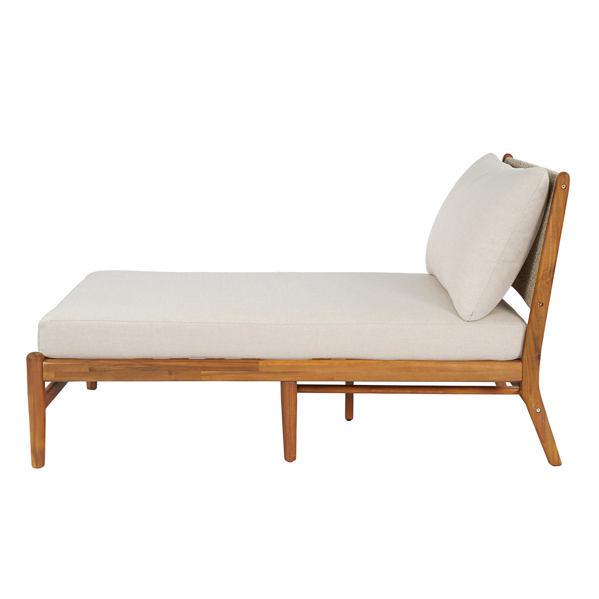 Cape Acacia & Rope Outdoor Lounge — Teak Finish