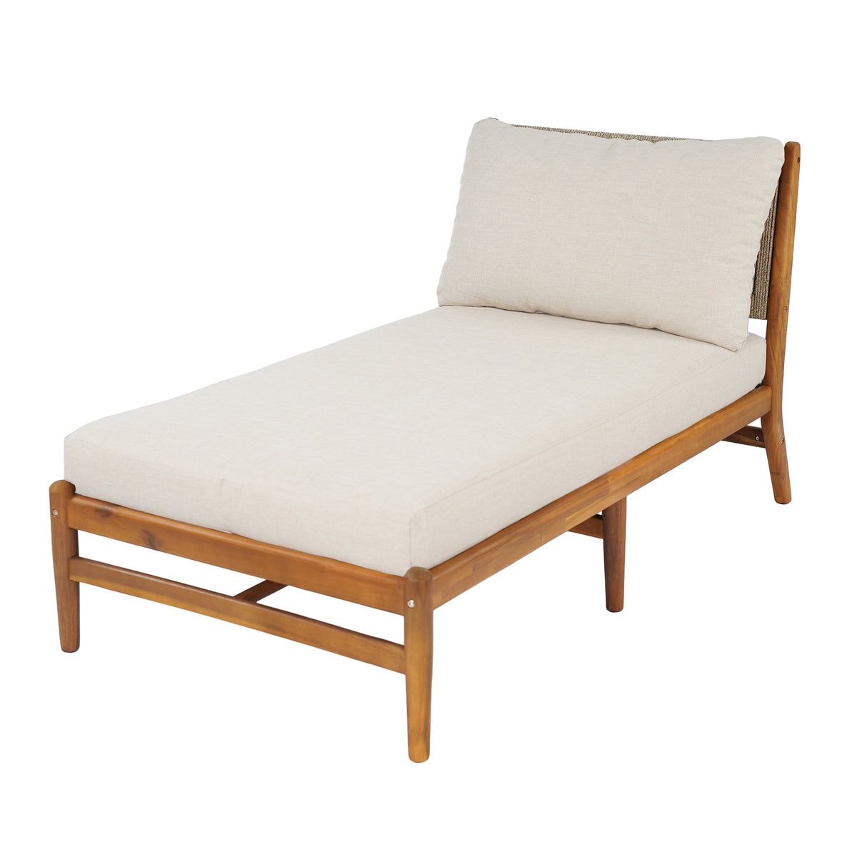 Cape Acacia & Rope Outdoor Lounge — Teak Finish