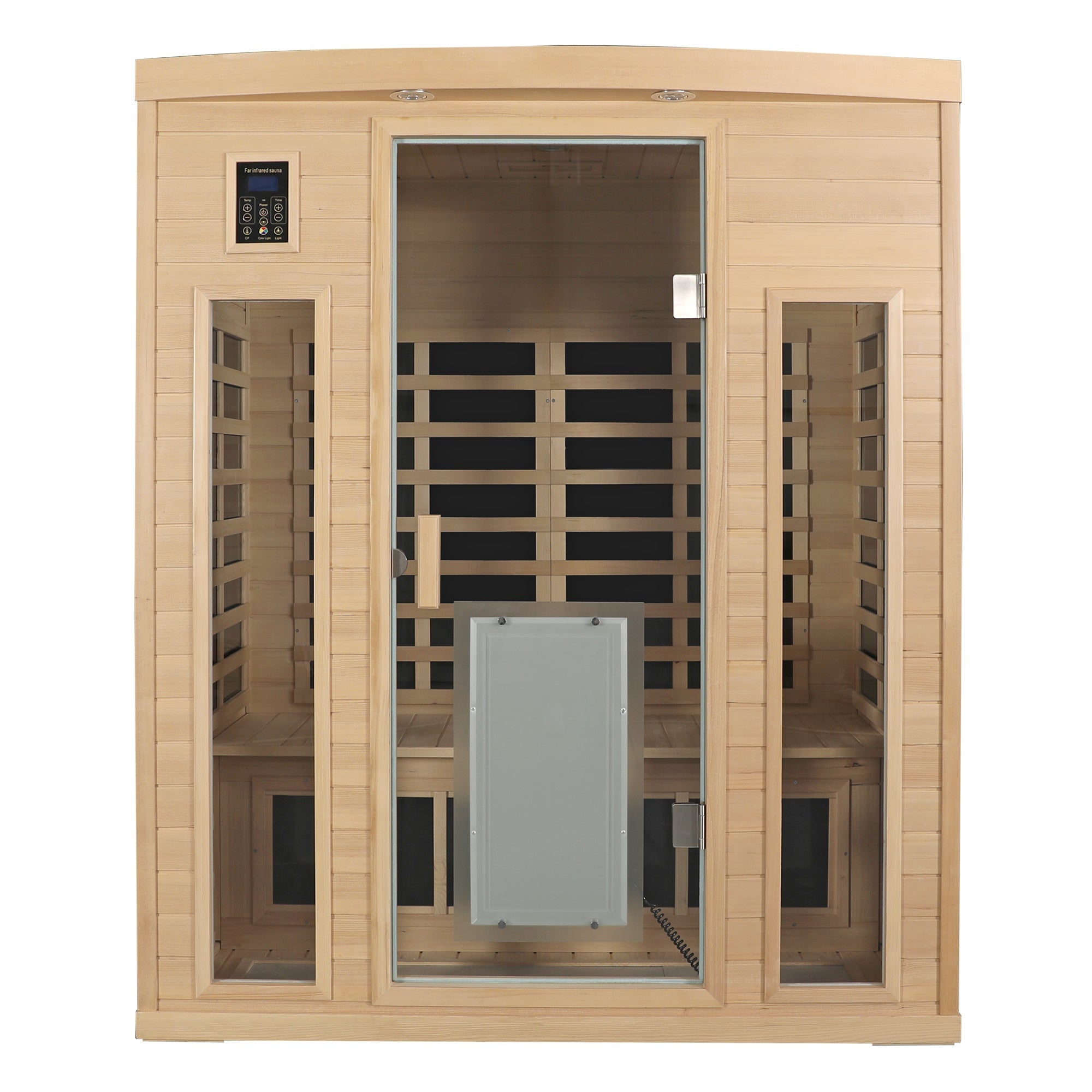 Low EMF, Hemlock wood Far-infrared indoo - 3-person sauna room
