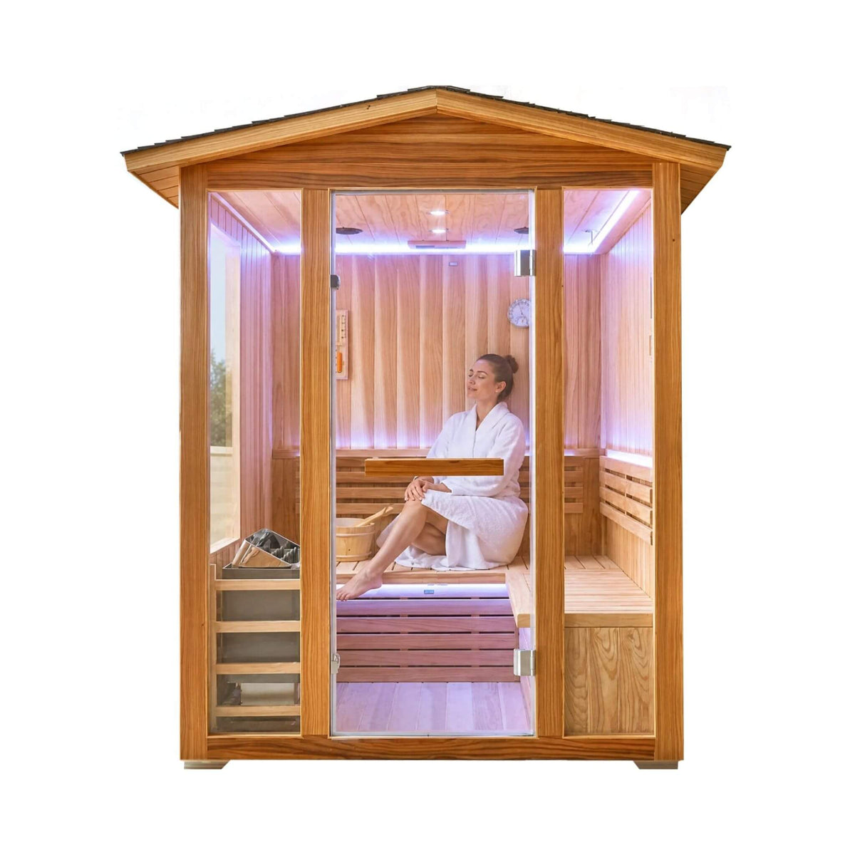 Solenne 4-Person Outdoor Traditional Sauna