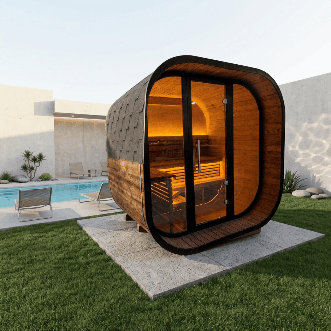 Handcrafted White Pine Sauna